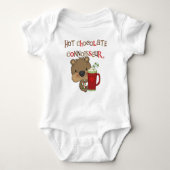 Hot Chocolate Connoisseur Boy Beer Romper (Voorkant)