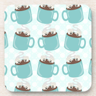 Hot Chocolate Happiness Patroon Onderzetter