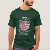 Hot Chocolate is als een knuffel van binnen T-shir T-shirt (Voorkant)