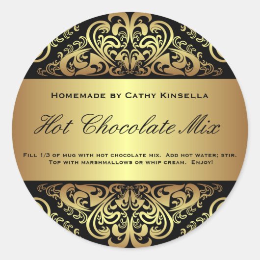 Hot Chocolate Mix Sticker (Voorkant)