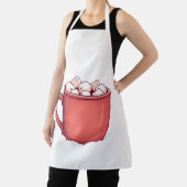 Hot Chocolate Mug Apron  Schort (Insitu)