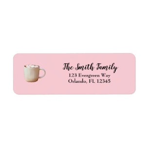 Hot Chocolate Painting Roze Etiket