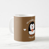 Hot-Chocolate Penguin Drinker Two-Tone Coffee Mok (Voorkant links)
