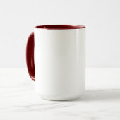Hot Chocolate & Sneeuw en blaasjes met opgerolde t Mok (Voorkant links)
