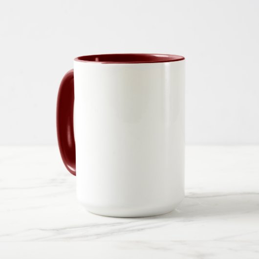 Hot Chocolate & Sneeuw en blaasjes met opgerolde t Mok (Voorkant links)