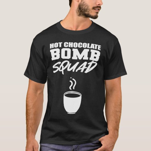 Hot Chocolate Squad Bartender T-shirt (Voorkant)