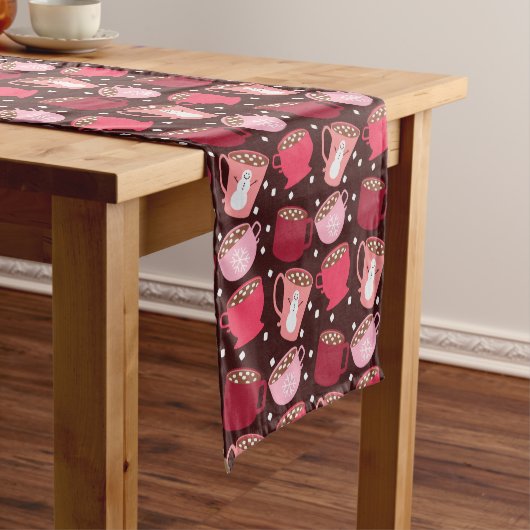 Hot Chocolate Table Runner Korte Tafelloper (Voorbeeld)