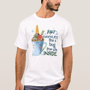 Hot Chocolate Unicorn   Gezellige eenhoorn winter T-shirt
