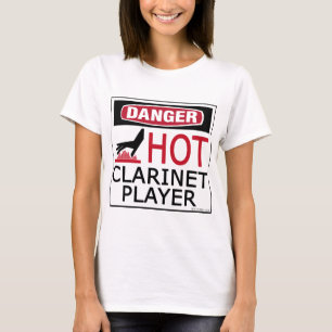 Hot Clarinet Player T-shirt