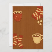 Hot Cocacao & Pyjamas Christmas Party Invitation (Dos)
