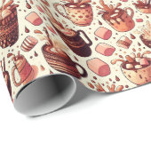 Hot Coco Cadeaupapier (Rol Hoek)