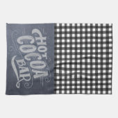 Hot Cocoa Bar Chalkboard Keuken Handdoek (Horizontaal)