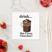 Hot Cocoa Chocolate Party Servet (Insitu)