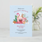 Hot Cocoa Christmas Holiday Invitation (Debout devant)