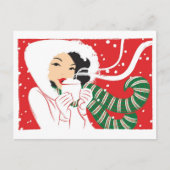 Hot Cocoa Postcard Briefkaart (Voorkant)
