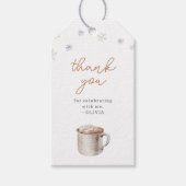 Hot Cocoa Verjaardag Cadeau Labels Cadeaulabel (Voorkant)