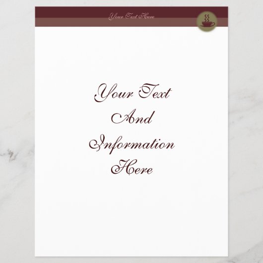 Hot Coffee Flyer (Voorkant)