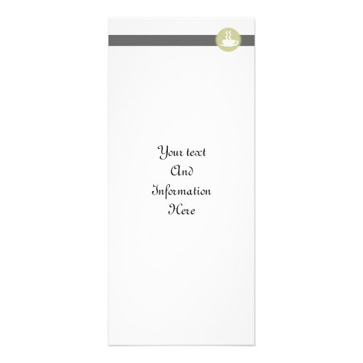 Hot-Coffee-Kaart Reclamekaart (Voorkant)