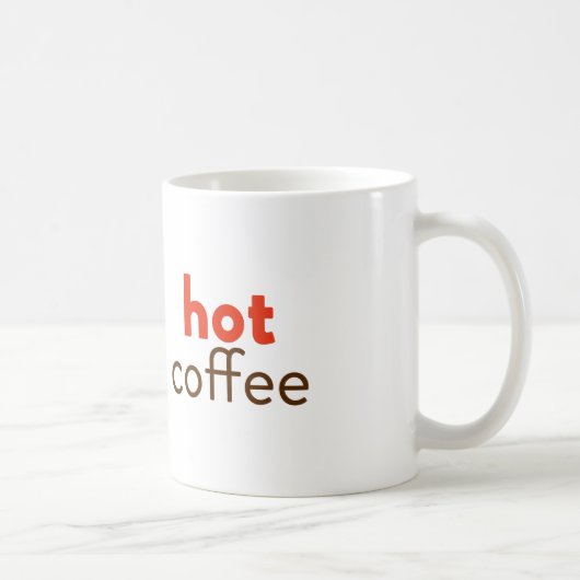 Hot Coffee Koffiemok (Rechts)