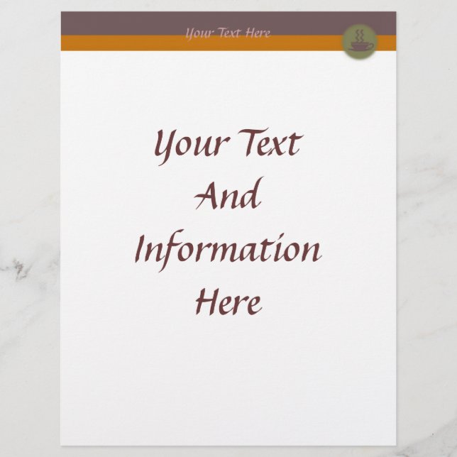 Hot Coffee Letterhead (Voorkant)