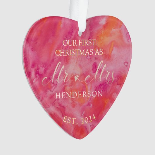 Hot Color First Christmas M. et Mme. (devant)