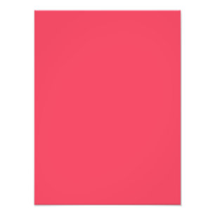 Hot Coral Pink Aangepaste Neon Salmon-achtergrond Foto Afdruk