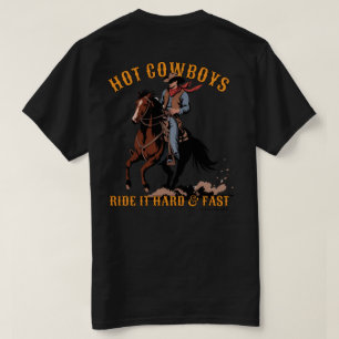 Hot Cowboys   Pour homme   Black   T-shirt