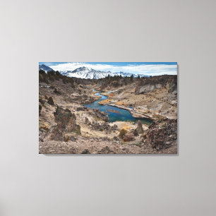 Hot Creek Gulch Canvas Afdruk