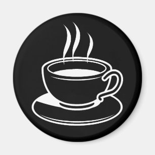 Hot Cup koffie - zwart Magneet