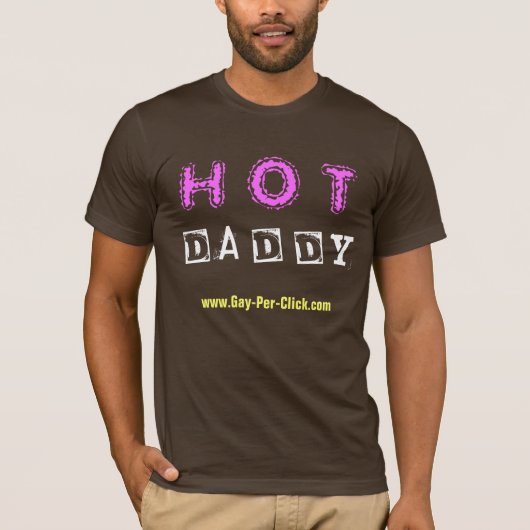 "HOT Dad" Gay-Per-Click.com T T-shirt (Voorkant)