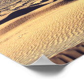 Hot Desolate Sahara Blue Sky Cloud Poster (Hoek)