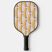 Hot Diggity Dog Fun Cheeky Retro Karakter Pickleball Paddle (Voorkant)