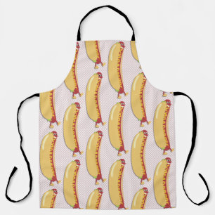 Hot Diggity Dog Fun Cheeky Retro Karakter Schort