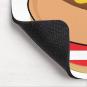 Hot Dog American Flag Muismat (Hoek)