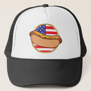 Hot Dog American Flag Trucker Pet