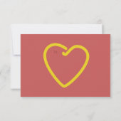 Hot Dog avec Mustard Kids School Carte Saint-Valen (Dos)