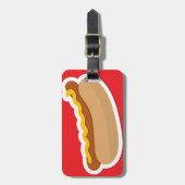 Hot Dog Bagagelabel (Voorkant verticaal)