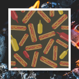 Hot dog BBQ Servet
