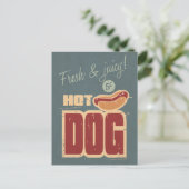 Hot Dog Briefkaart (Staand voorkant)