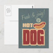 Hot Dog Briefkaart (Voorkant / Achterkant)