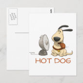 Hot Dog Briefkaart (Voorkant / Achterkant)