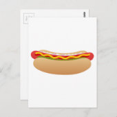 Hot Dog Briefkaart (Voorkant / Achterkant)
