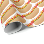 Hot Dog Cadeaupapier (Rol Hoek)