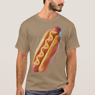 Hot Dog Cool Fastfood Logo T-shirt