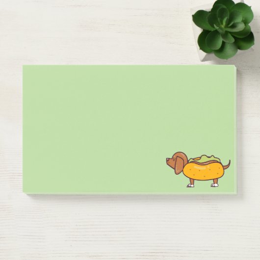 Hot-Dog Dachshund Post-It Notes (Kantoor)
