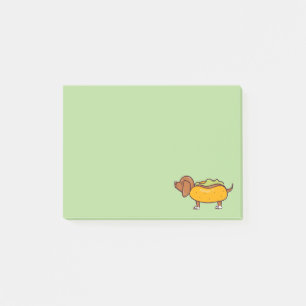 Hot-Dog Dachshund Post-It Notes