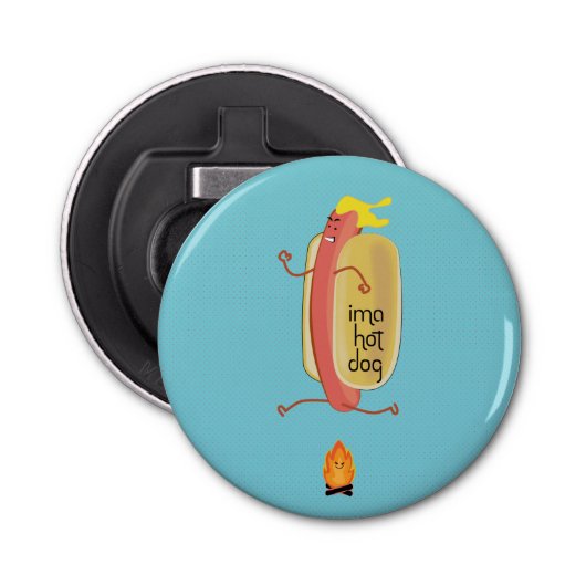 Hot-Dog Dare Devil Button Flesopener (Voorkant)