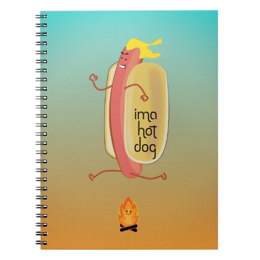 Hot-Dog Dare Devil Notitieboek (Voorkant)
