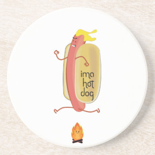 Hot-Dog Dare Devil Zandsteen Onderzetter