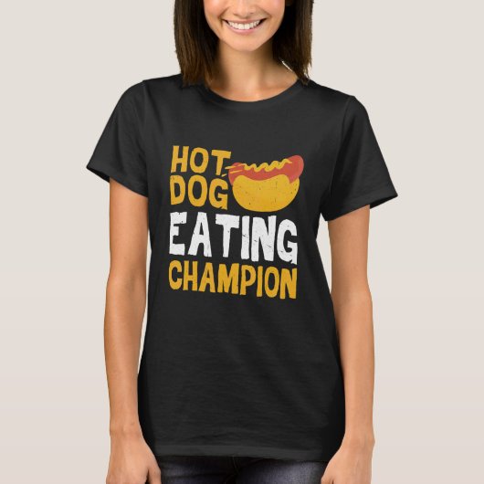 Hot Dog Eating Champion T-shirt (Voorkant)